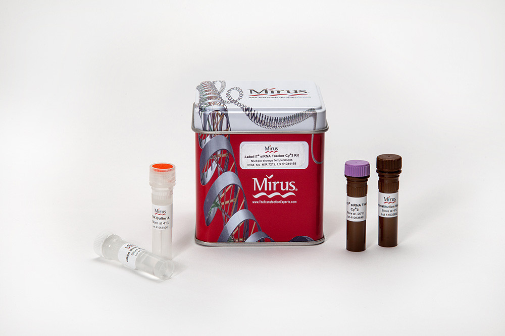 Label IT® siRNA Tracker™ Intracellular Localization Kit, Cy®3 (Mirus Bio SKU: MIR 7212)