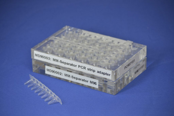 MM-Separator PCR strip adapter (magtivio Art. No.: MD90003)