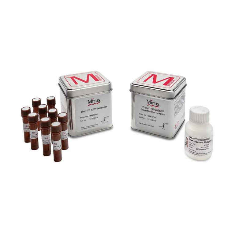 VirusGEN AAV Transfection Kit with RevIT AAV Enhancer (Mirus Bio SKU: MIR 8008)